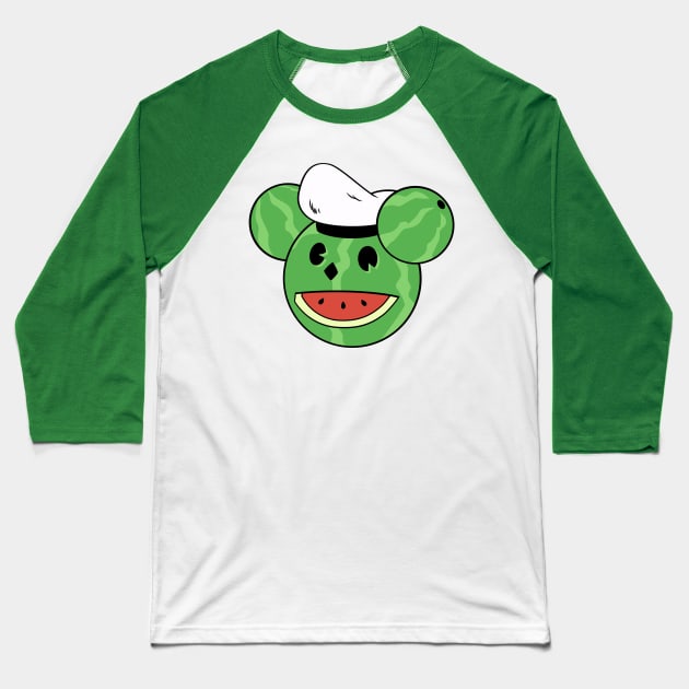 Mikey Melon Baseball T-Shirt by Number1Robot